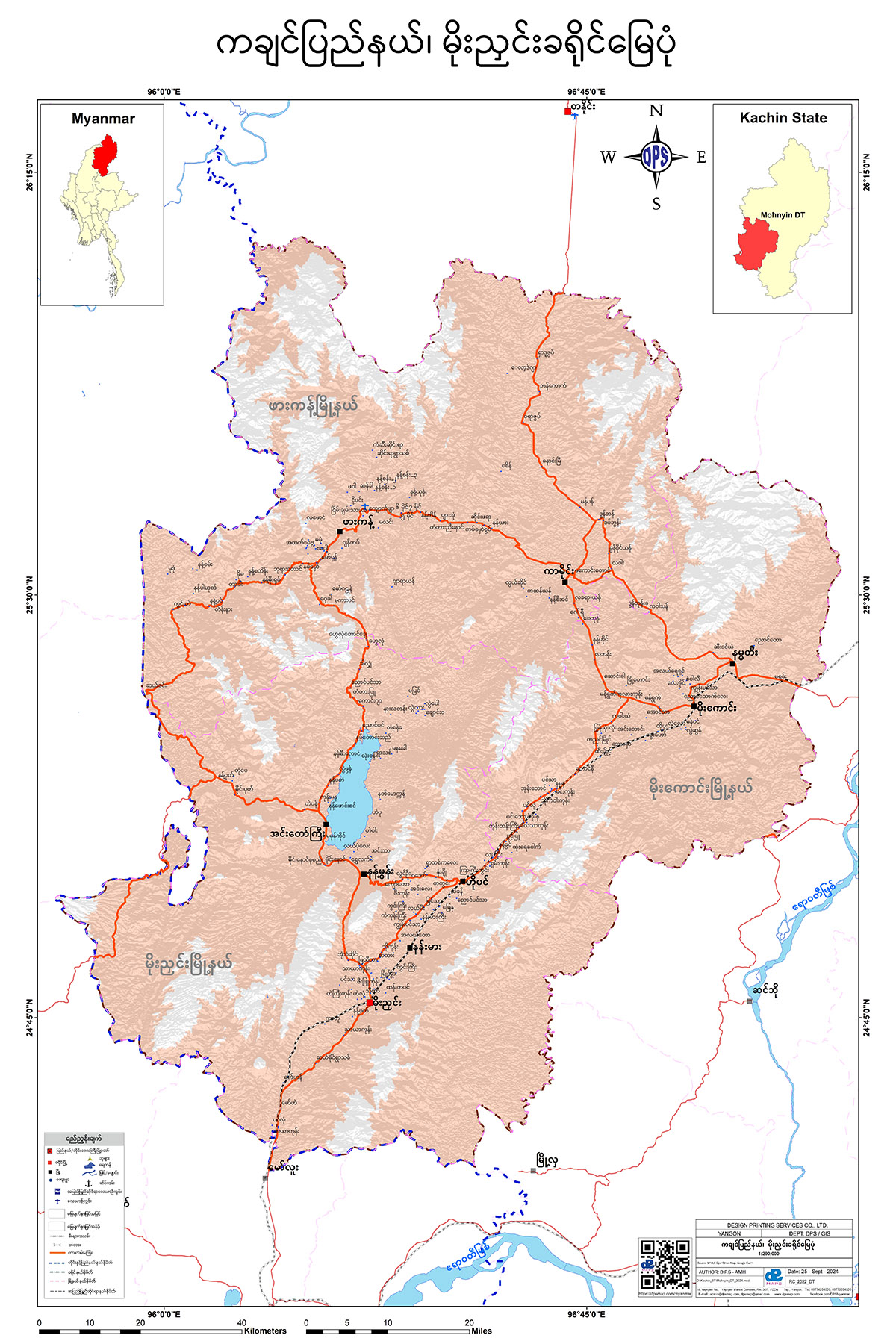 Mohnyin Map
